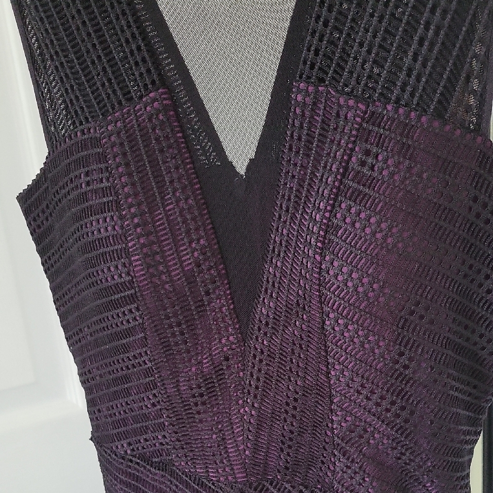 Guess Dress Black and Purple